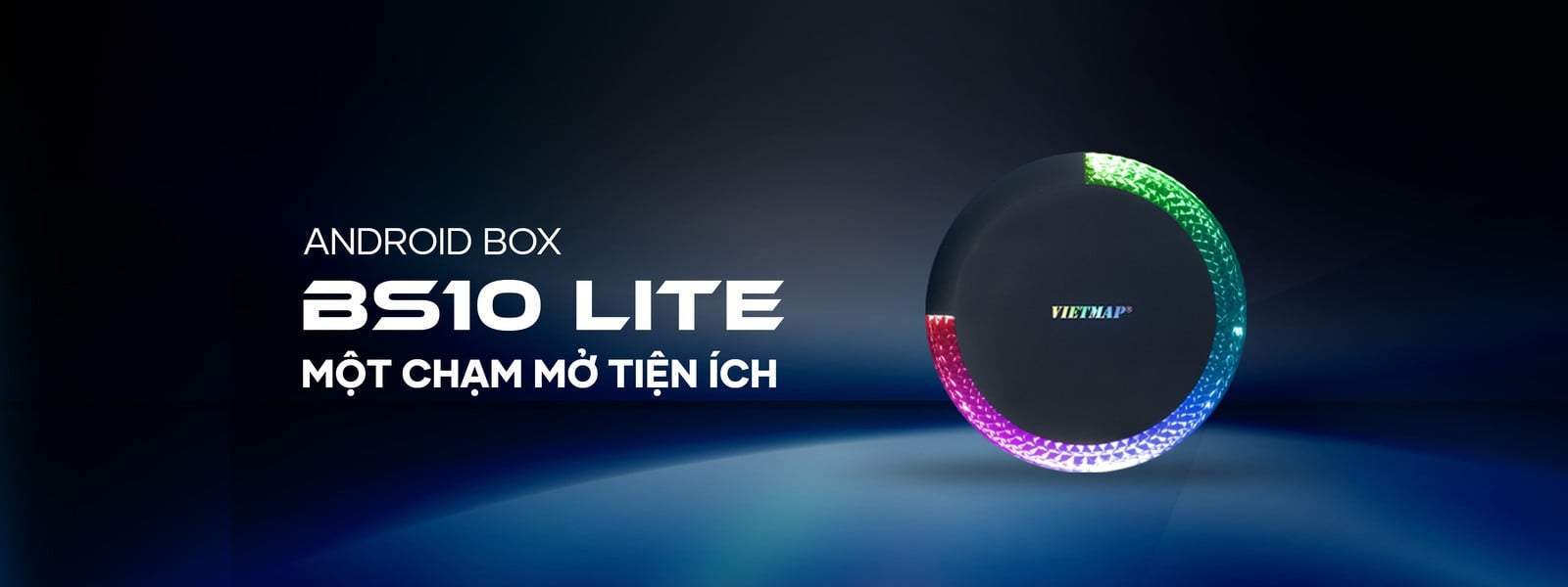 Android Box Vietmap BS10 Lite đèn LED đổi màu