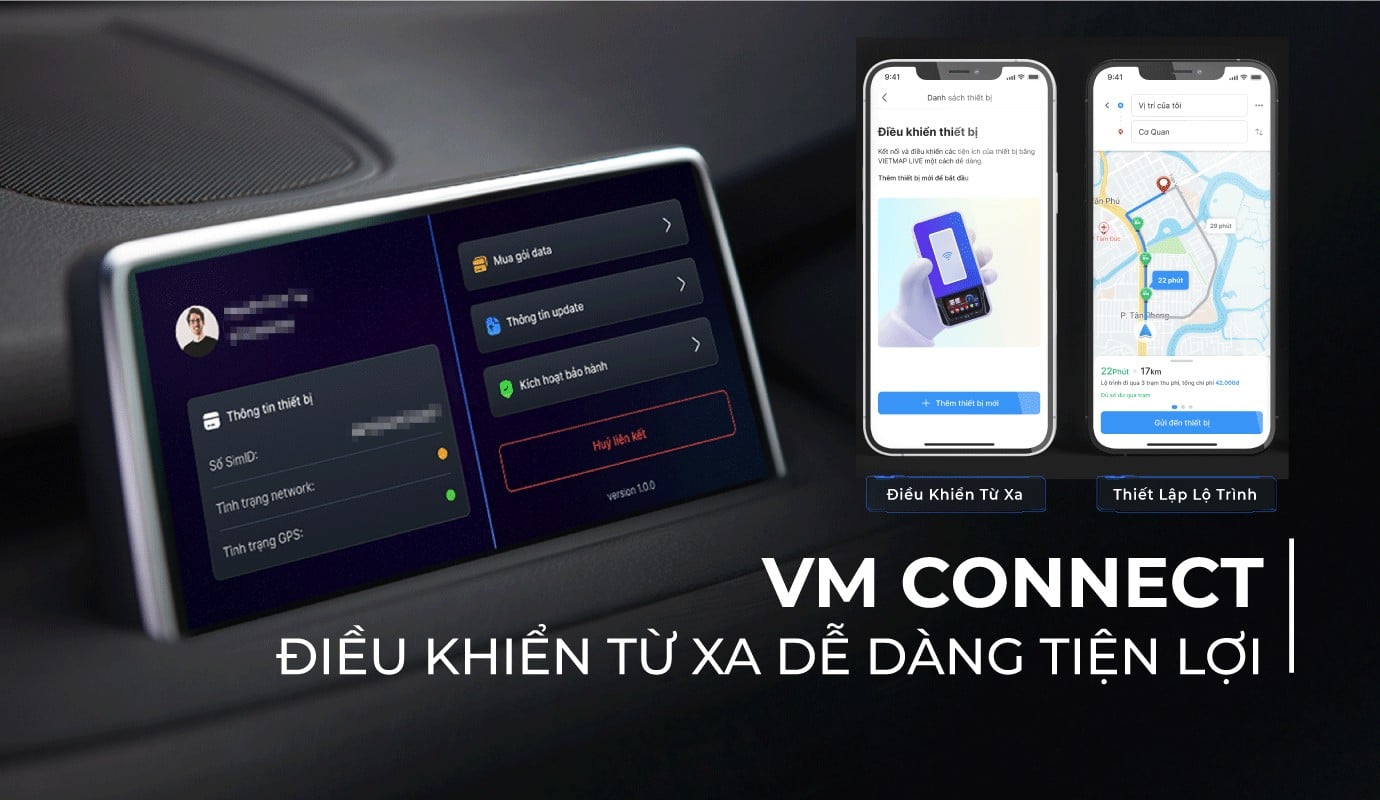 Ứng dụng VM Connect điều khiển BS10 từ điện thoại
