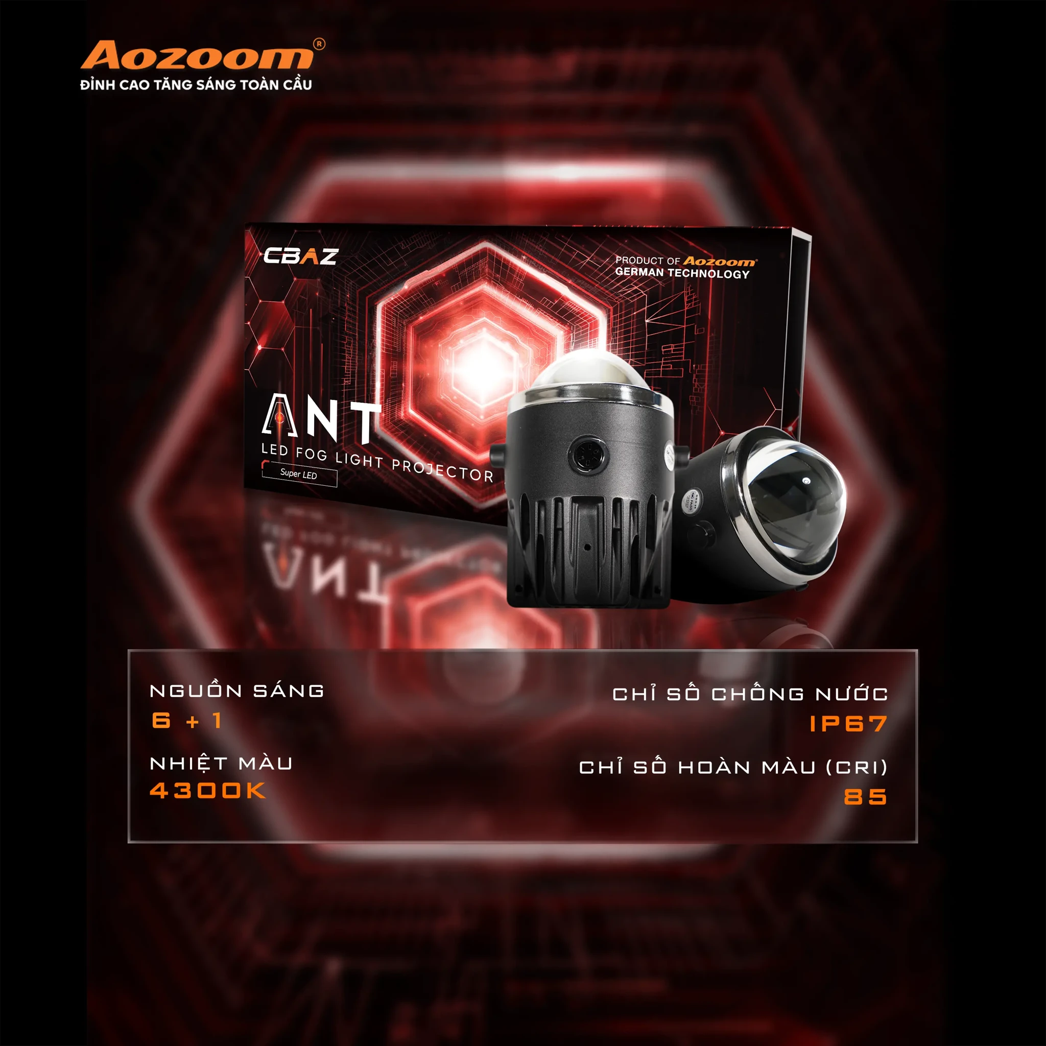 Bi Gầm Aozoom ANT New Arrival 2.0 Inch - ảnh chính hãng 11