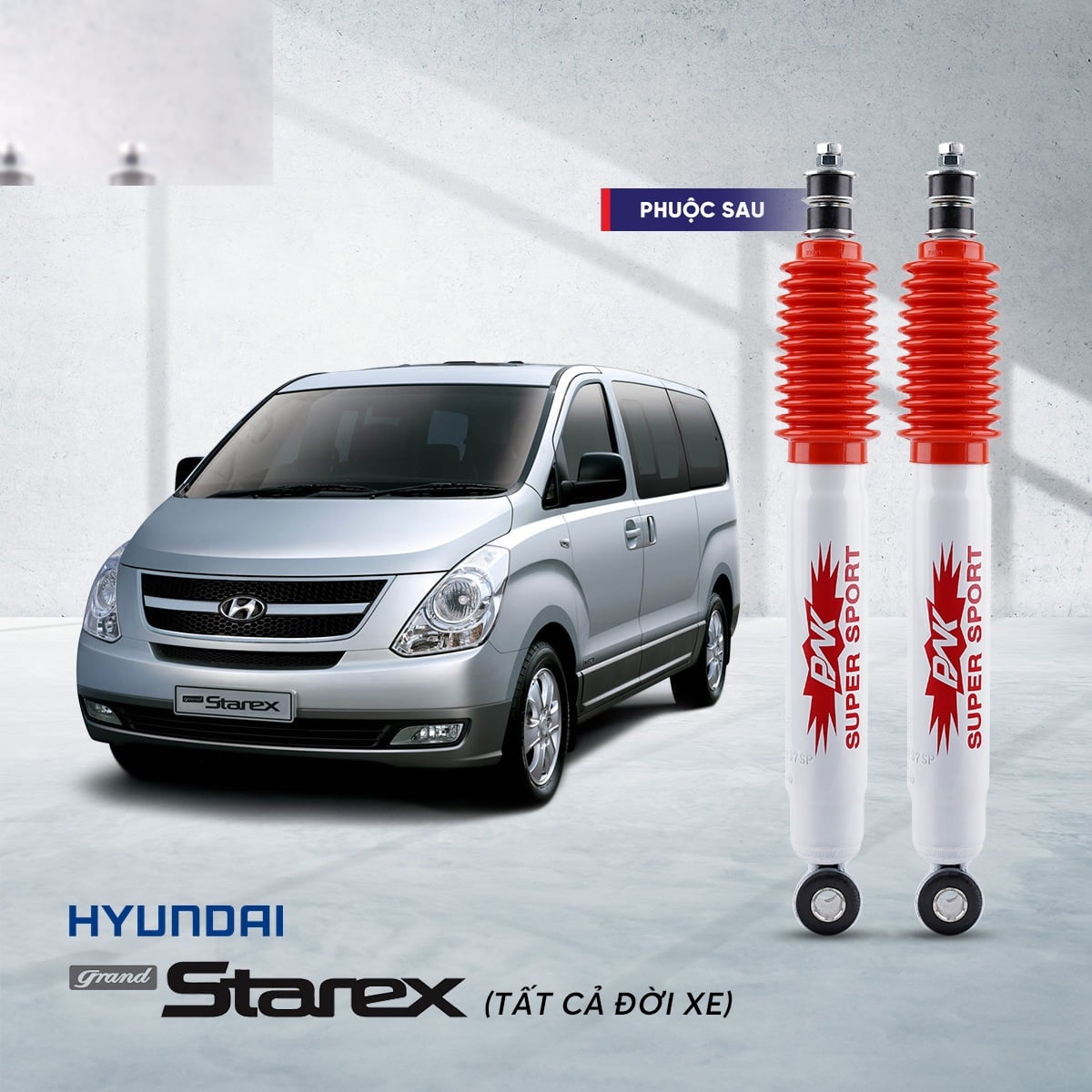 Giảm xóc PNK chính hãng Thái Lan cho Hyundai Starex