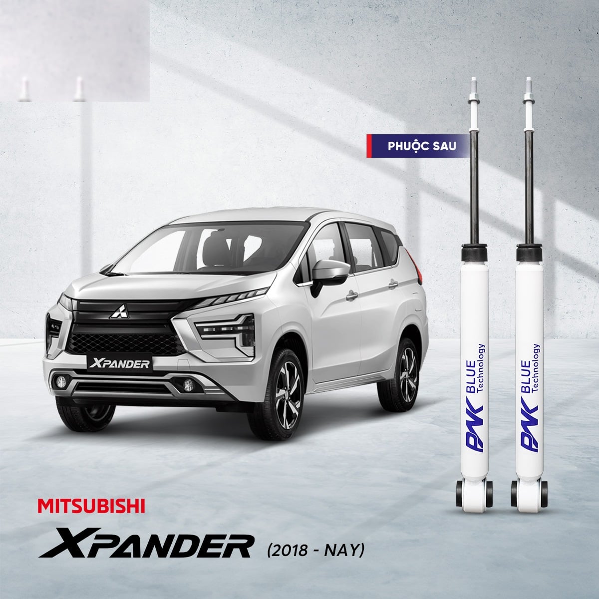 Giảm xóc PNK Phuộc Sau chính hãng Thái Lan cho Mitsubishi Xpander