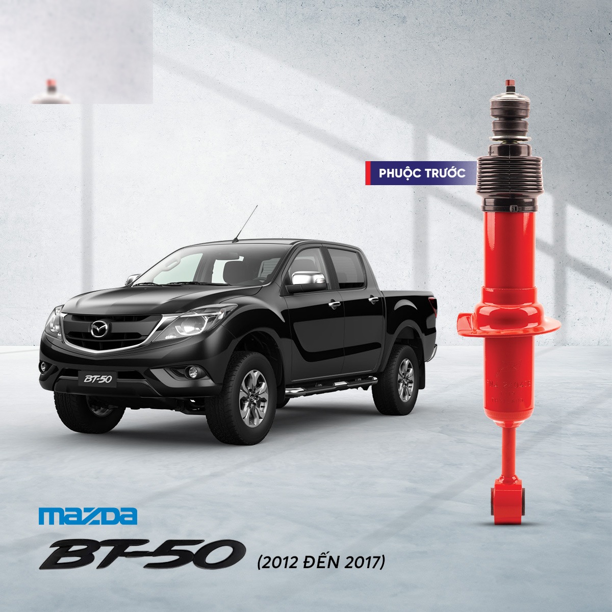 Giảm xóc PNK Phuộc Trước chính hãng Thái Lan cho Mazda BT-50 (2012-2017)