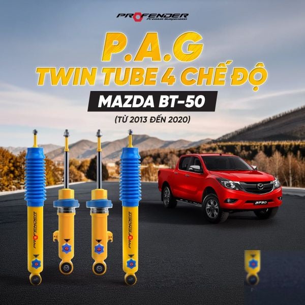 Giảm Xóc Ô Tô Profender Mazda BT-50 PAG 4 Chế Độ