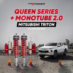 Giảm Xóc Ô Tô Mitsubishi Triton 2015+ Profender Queen + Monotube 2.0