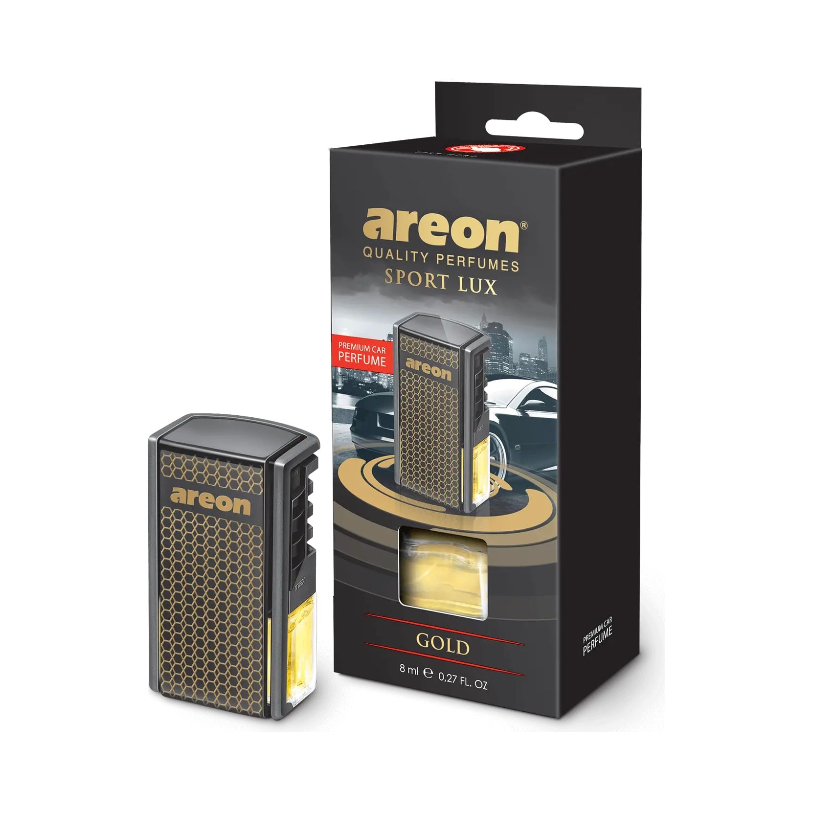 Nước Hoa Kẹp Cửa Gió Ô Tô Areon Car Lux Gold