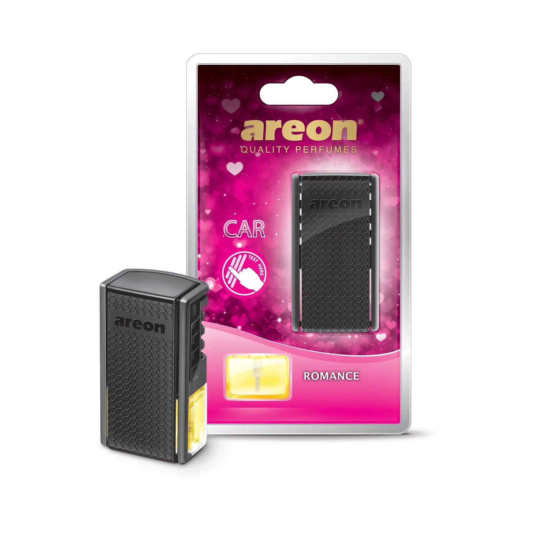 Nước Hoa Kẹp Cửa Gió Ô Tô Areon Car Lux Romance Hương Hoa Trắng