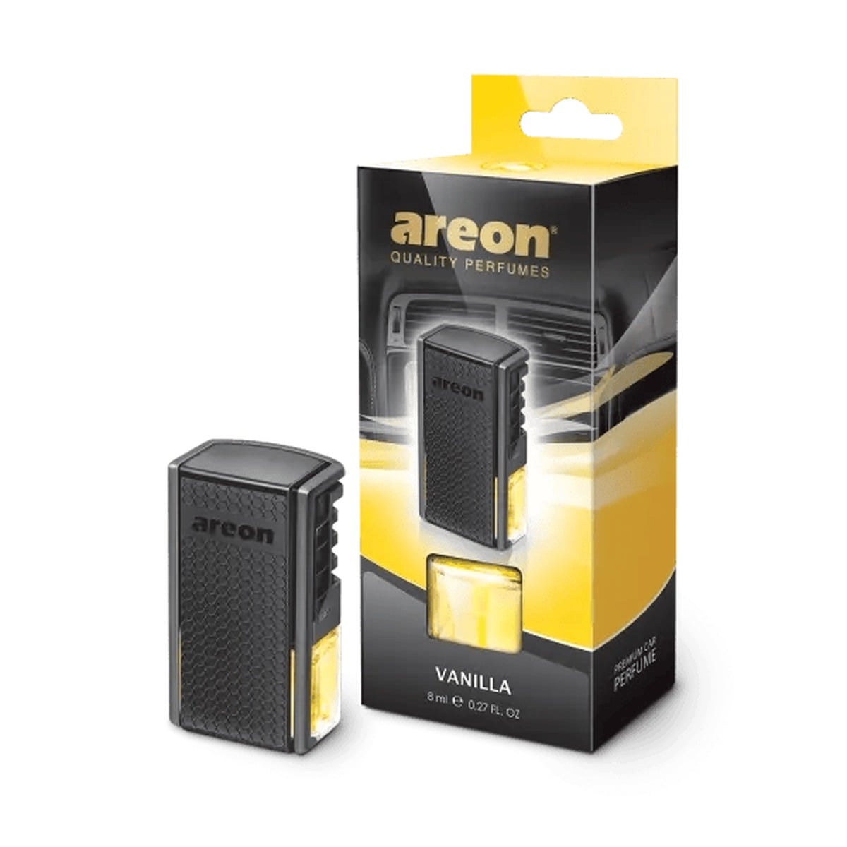 Nước Hoa Kẹp Cửa Gió Ô Tô Areon Car Lux Vanilla Hương Vani