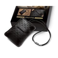 Túi Thơm Treo Xe Ô Tô Areon Gold Star Leather Hương Quế Gỗ