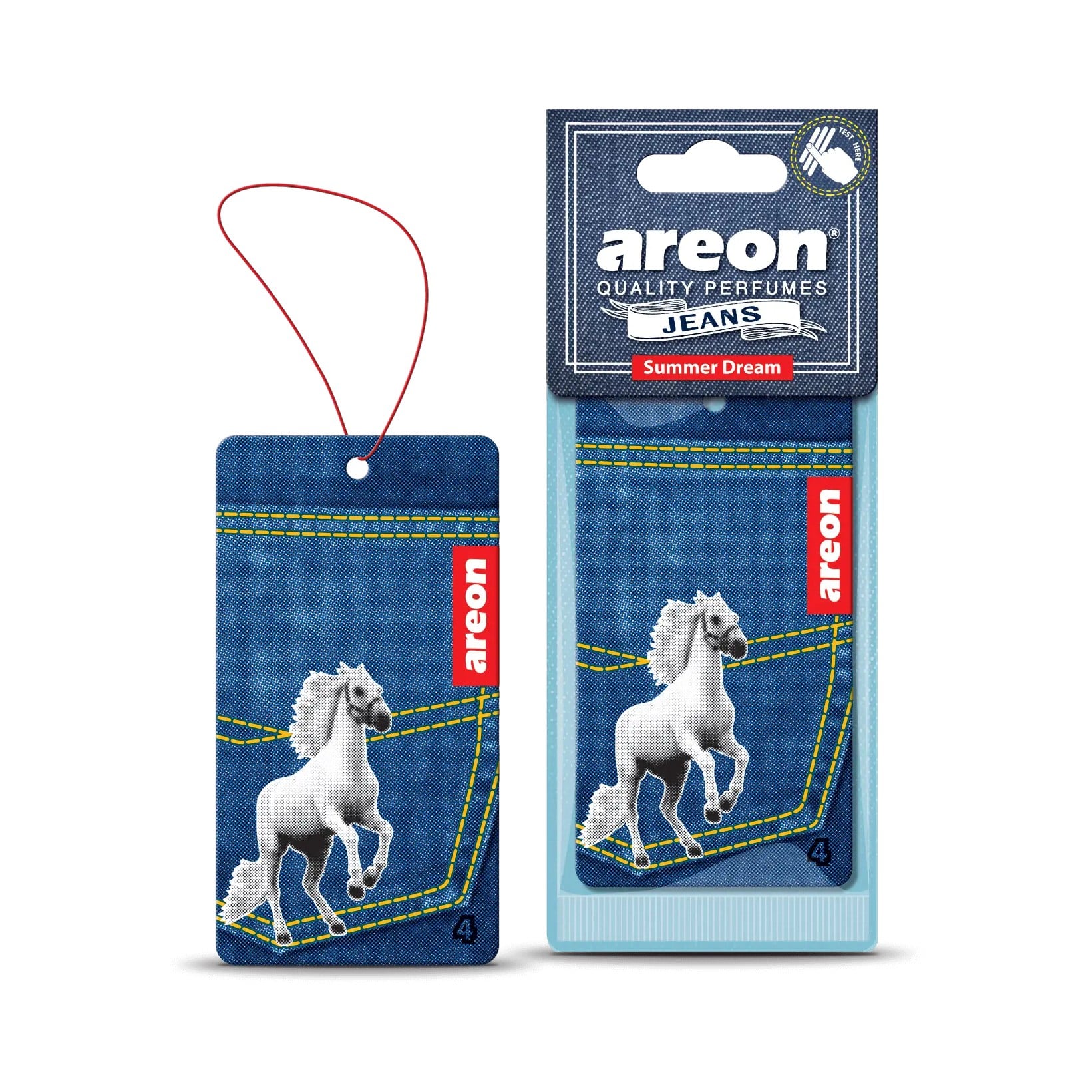 Lá Thơm Ô Tô Areon Jeans Summer Dream Hương Xoài Quýt