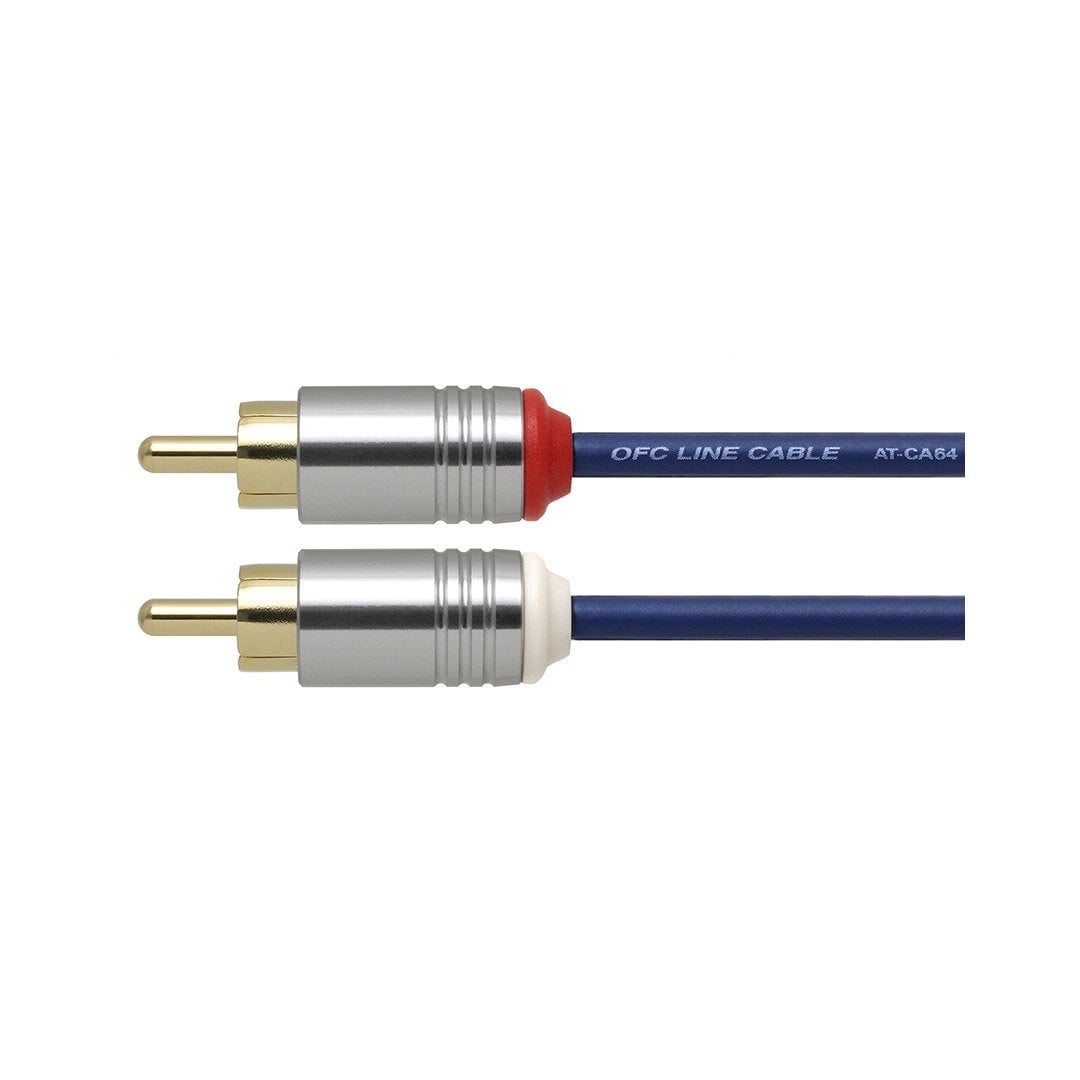 Dây tín hiệu RCA Audio-Technica AT-CA64 đầu kim loại mạ vàng