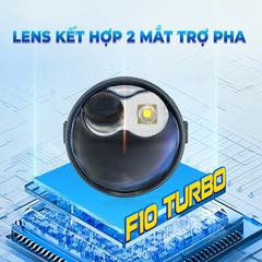 Bi gầm ô tô X-Light F10 Turbo 3.0 inch 2024