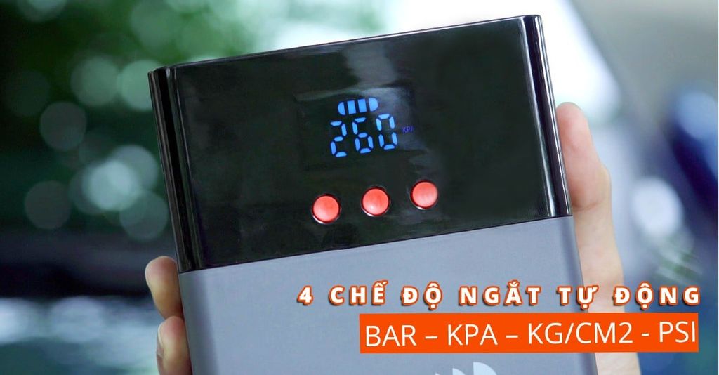 Bơm Lốp Ô Tô iCar IPress P68 Mini Đa Năng