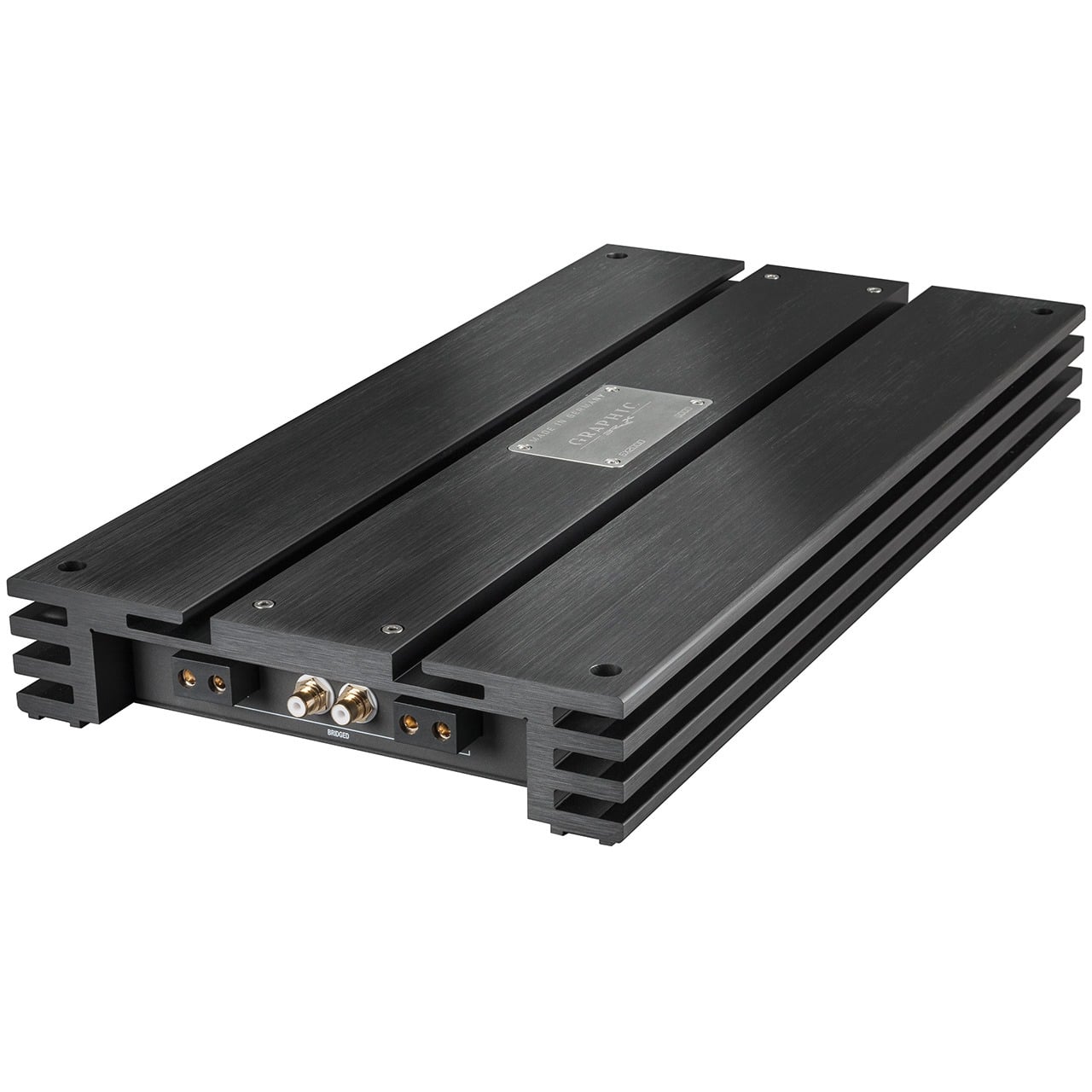 Amply ô tô 2 kênh Brax GX2000 góc nghiêng mặt kết nối