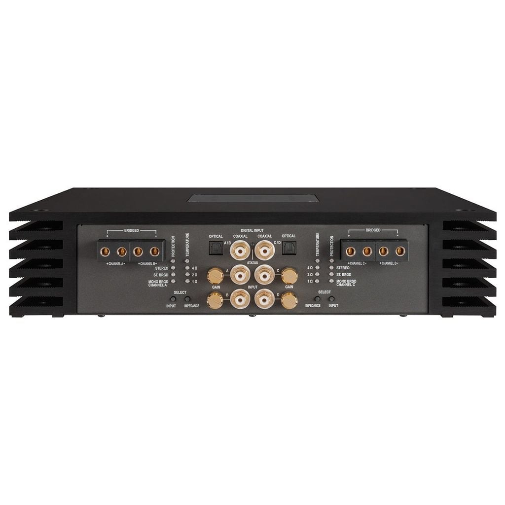 Amply Ô Tô 4 Kênh Brax MX4 PRO 4x300W Ổn Định 1 Ohm Ngõ Số