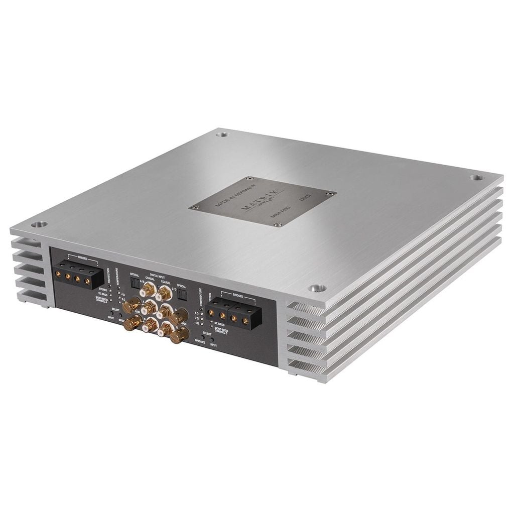 Amply Ô Tô 4 Kênh Brax MX4 PRO 4x300W Ổn Định 1 Ohm Ngõ Số