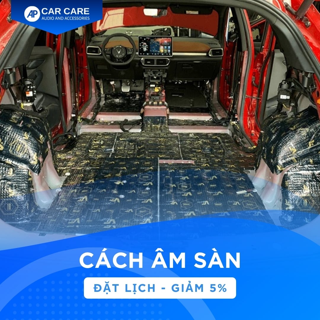 Dịch vụ cách âm sàn ô tô