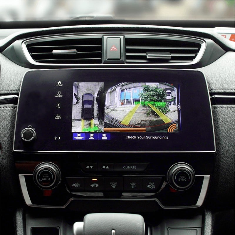 Bộ cảm biến đỗ xe iCar Ellisen E48 gồm hộp tổng và mắt cảm biến