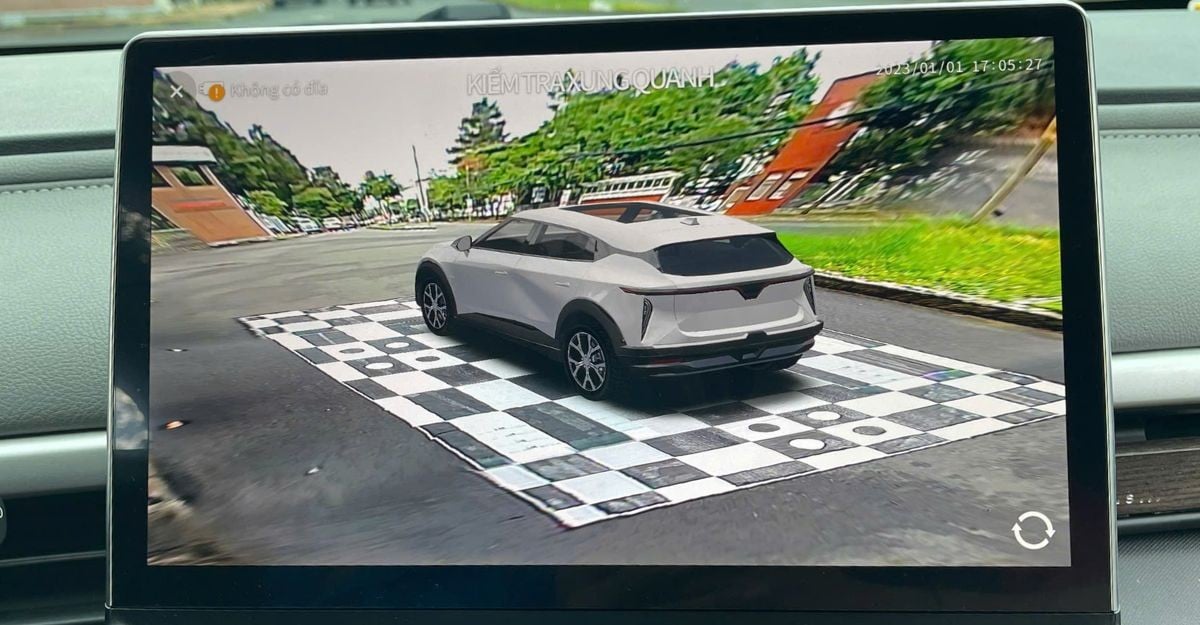 Mô hình VF6 3D trong chế độ xem toàn màn hình của Ellicam V6VF7