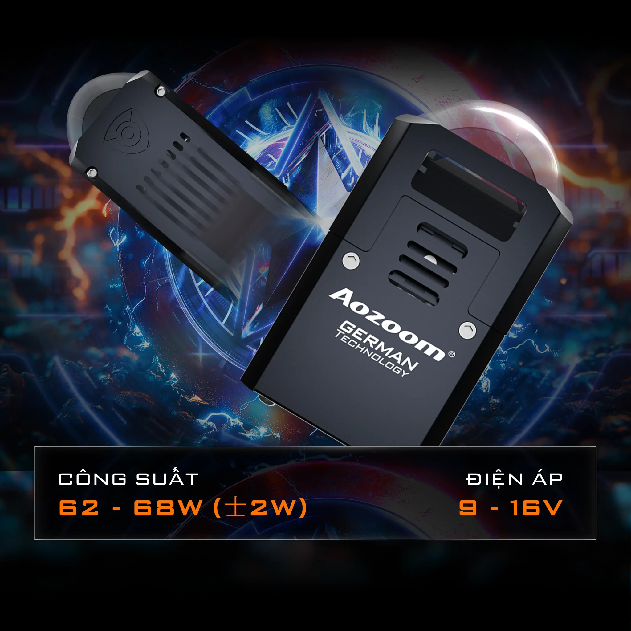 Bi LED Aozoom Captain 1.8 Inch – Đèn Bi Pha Ô Tô - ảnh chính hãng 4