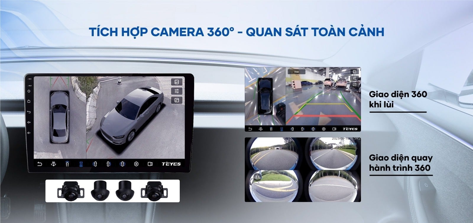 Màn Hình Android Ô Tô Liền Camera 360 Vietmap TEYES CC3 - ảnh 16