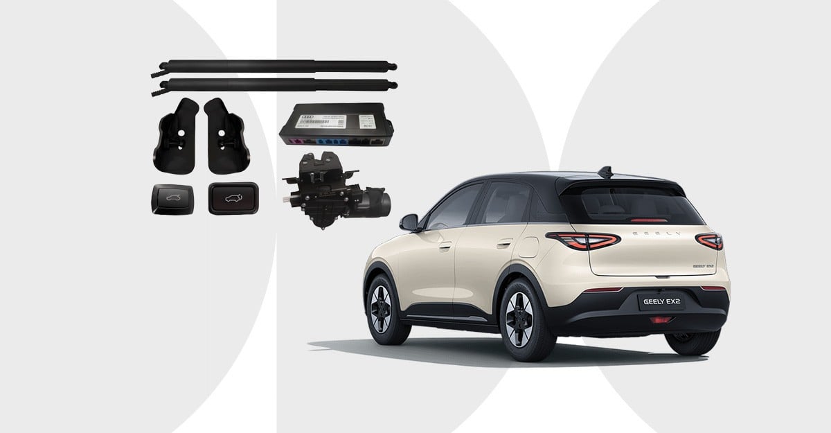 Bộ cốp điện iCar Elligate và xe điện Geely EX2
