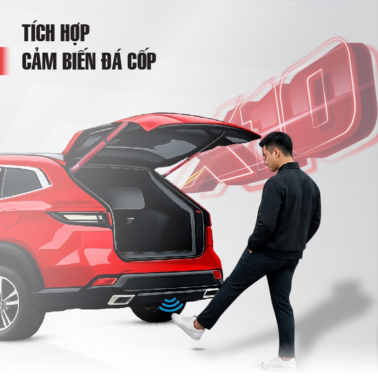 Đá chân dưới cản sau để mở cốp điện MCD91 cho VF5