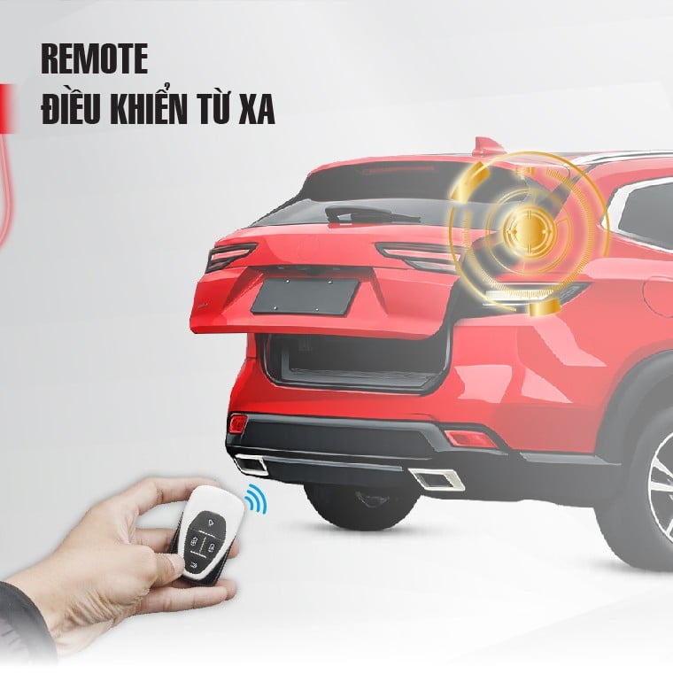 Mở cốp điện từ xa bằng chìa khoá theo xe
