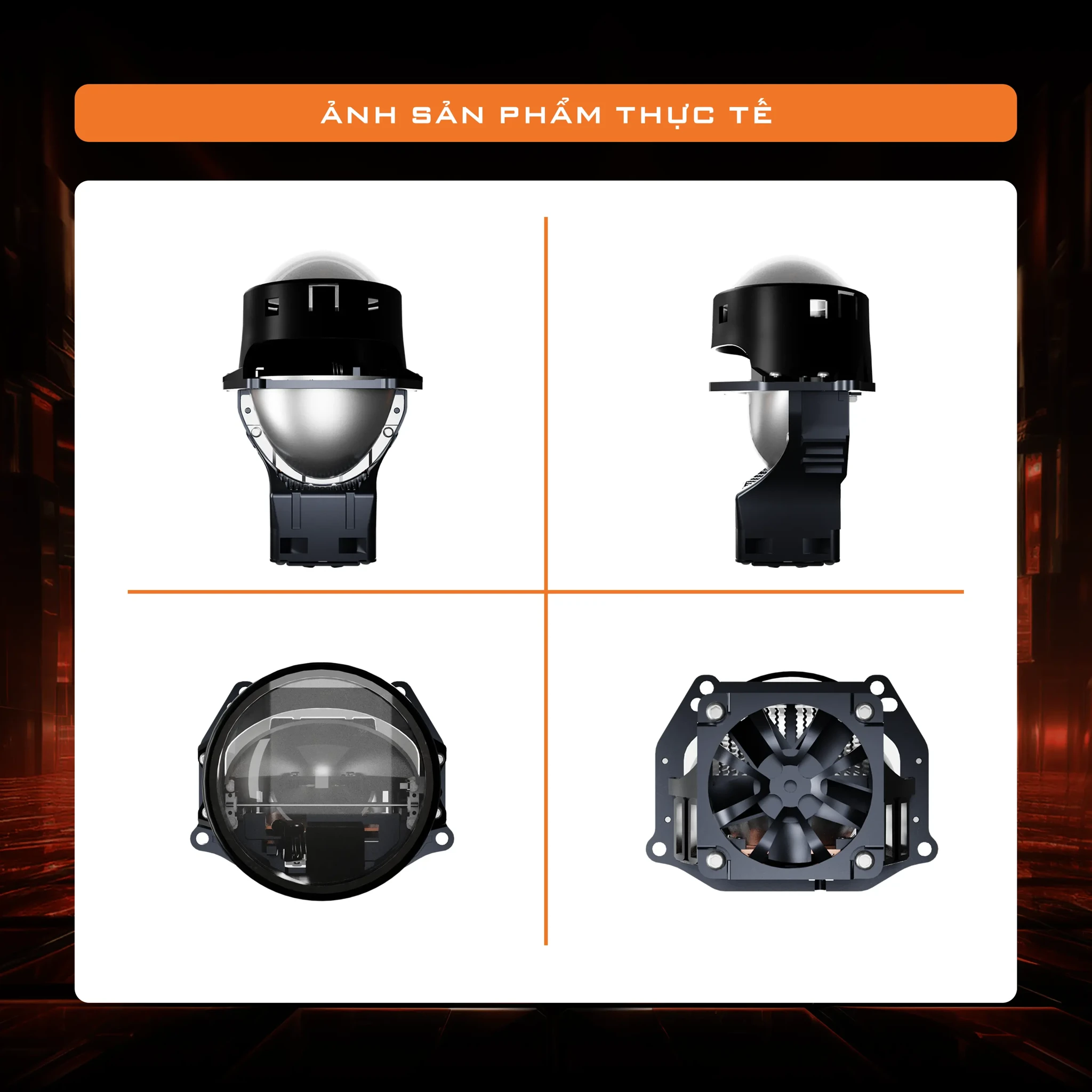 Bi LED Aozoom D1 – Chân D1S Cho Xe Châu Âu - ảnh chính hãng 8