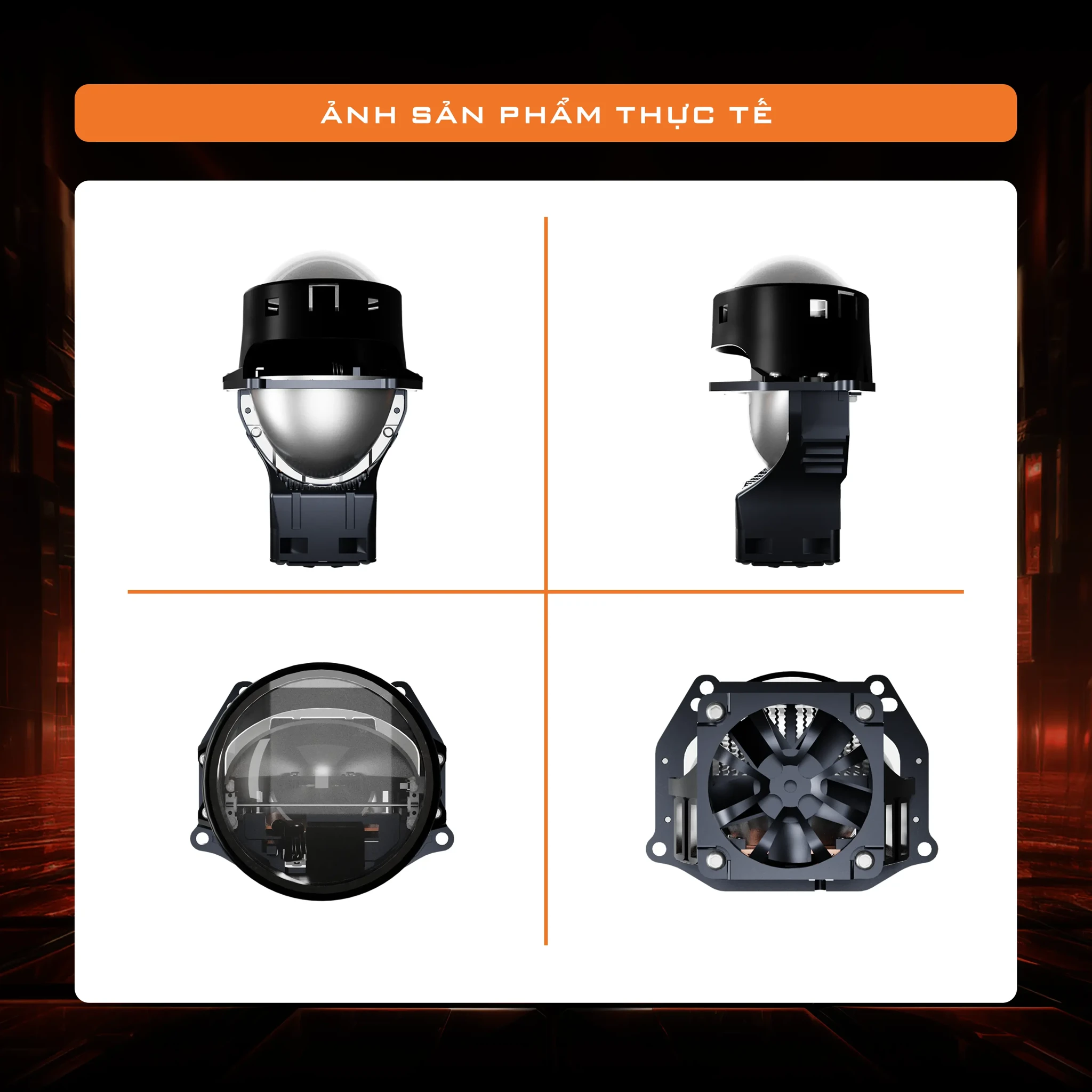 Bi LED Aozoom D3 – Chân D3S Cho Xe Audi - ảnh chính hãng 6