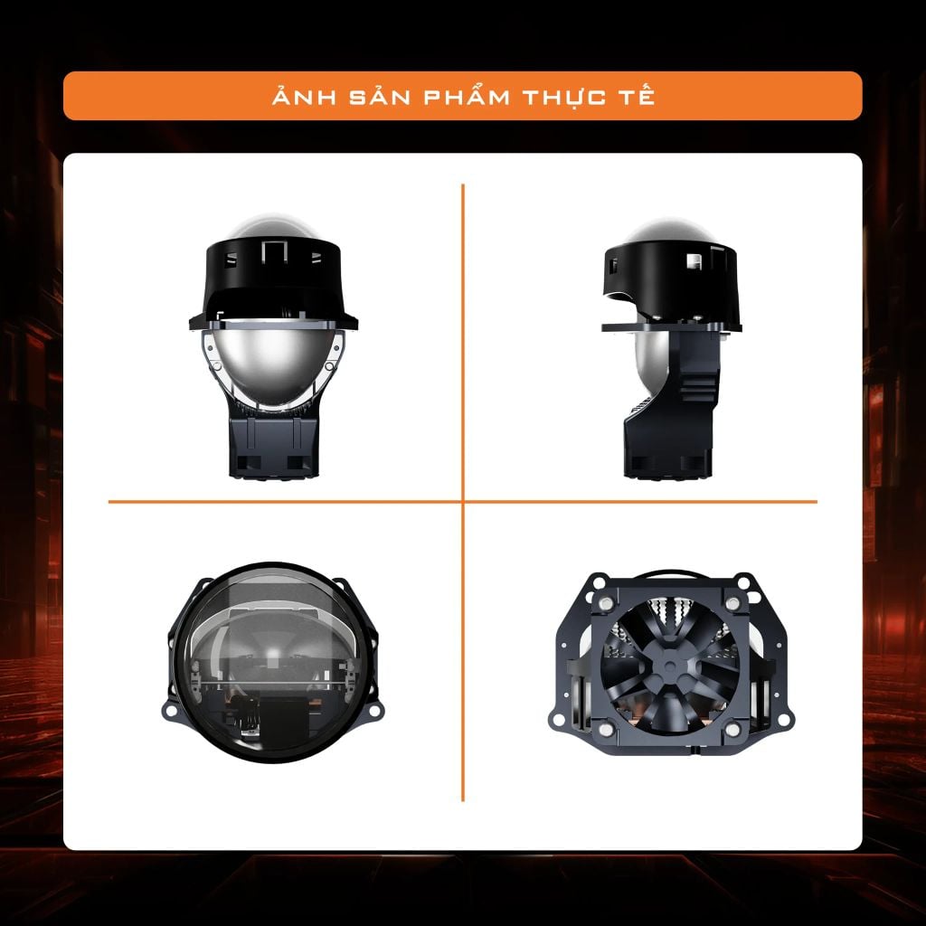 Bi LED Aozoom D3 – Chân D3S Cho Xe Audi