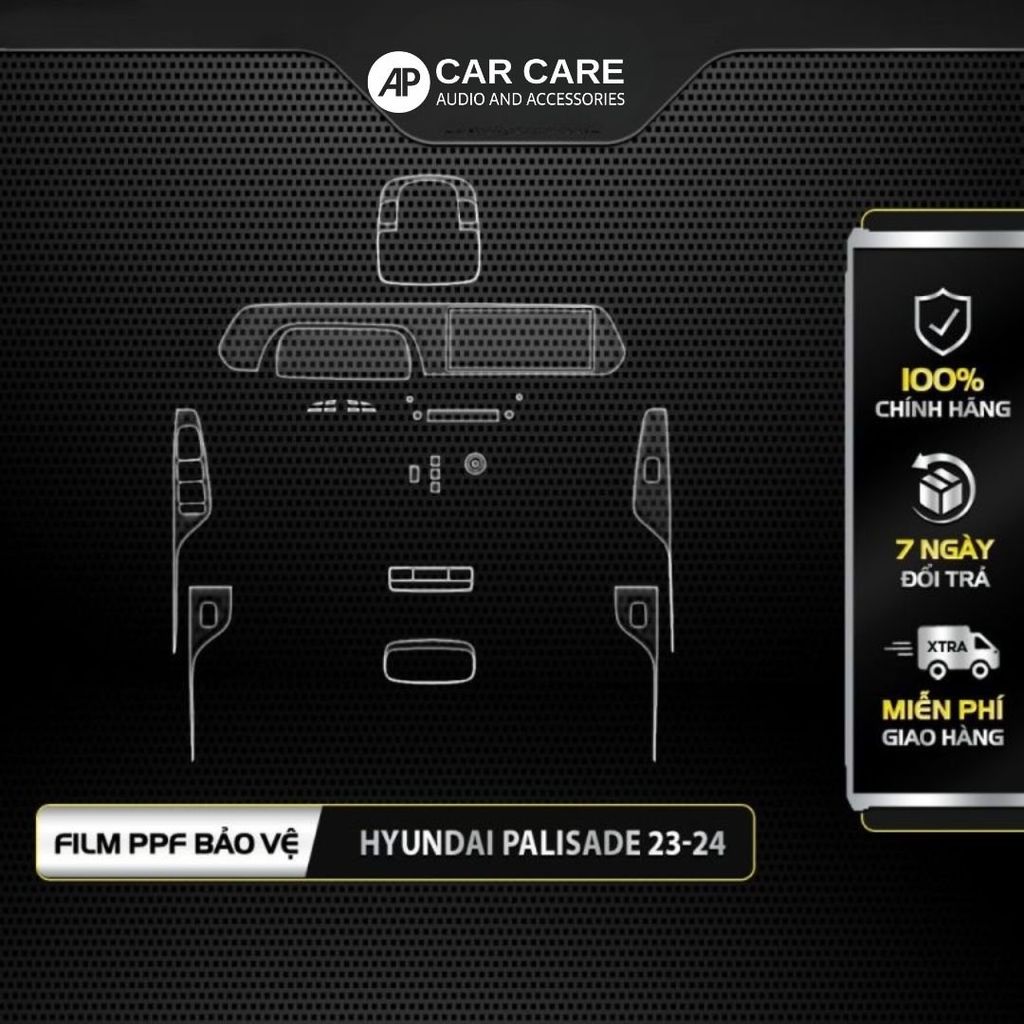 Dán PPF nội thất ô tô Hyundai Palisade