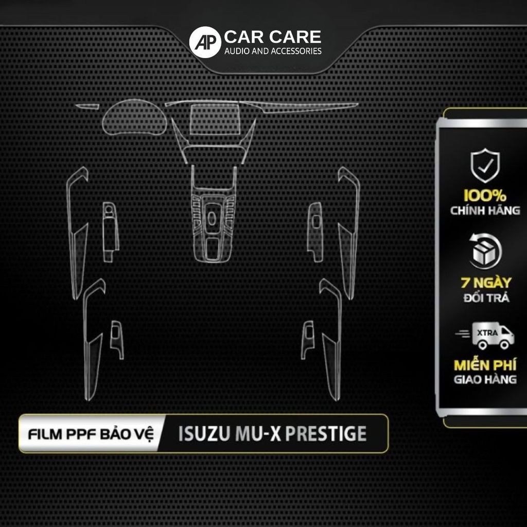 Dán PPF nội thất ô tô ISUZU