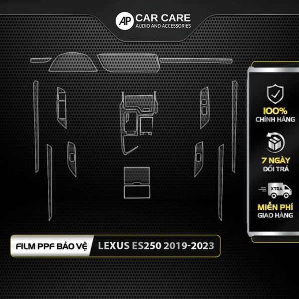 Dán PPF nội thất ô tô LEXUS