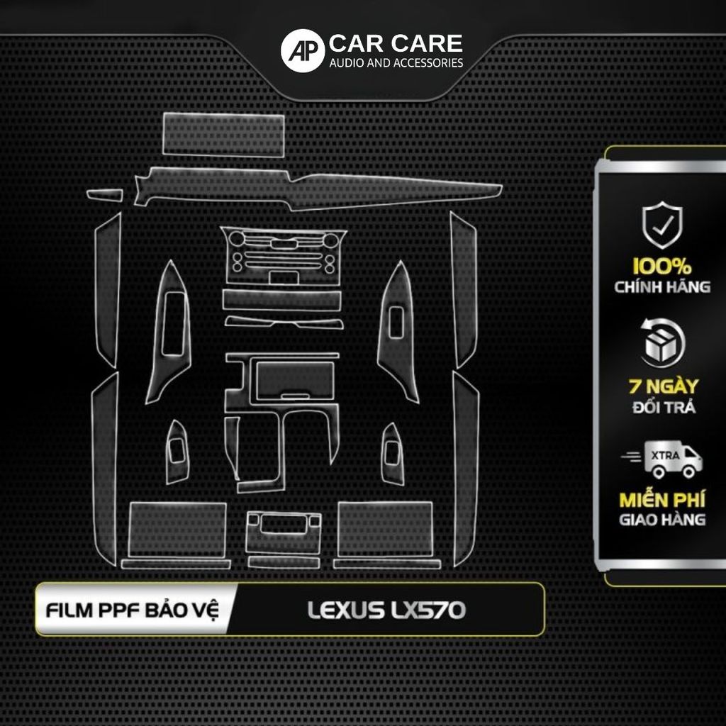 Dán PPF nội thất ô tô LEXUS