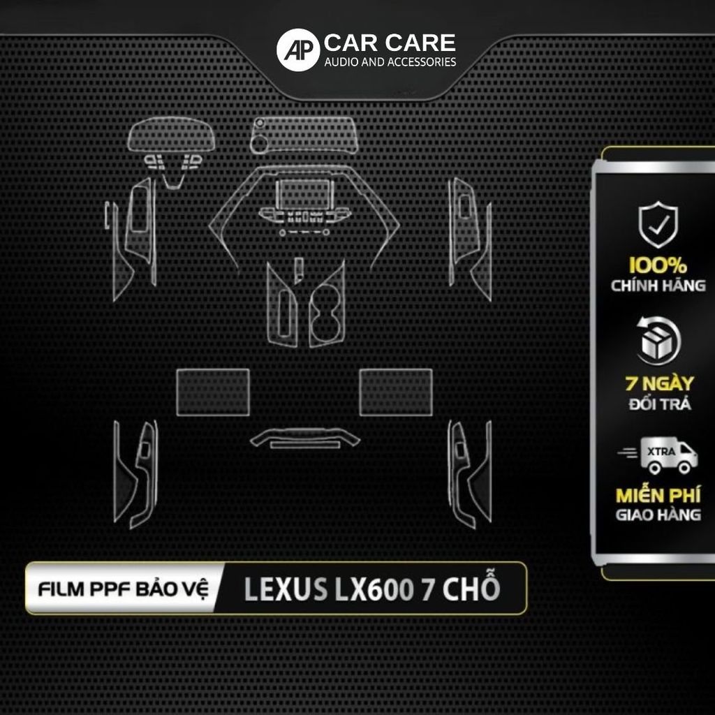 Dán PPF nội thất ô tô LEXUS