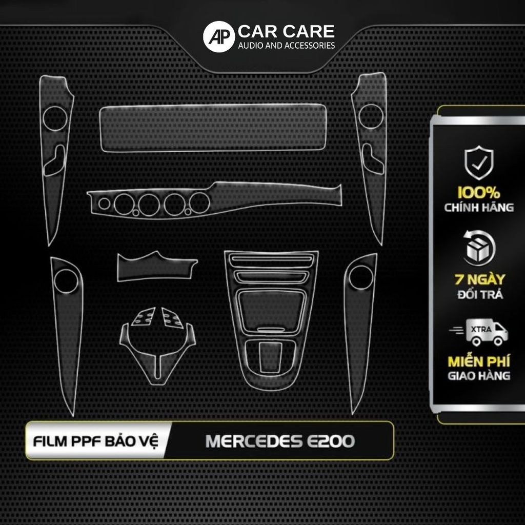 Dán PPF nội thất ô tô MERCEDES E-CLASS