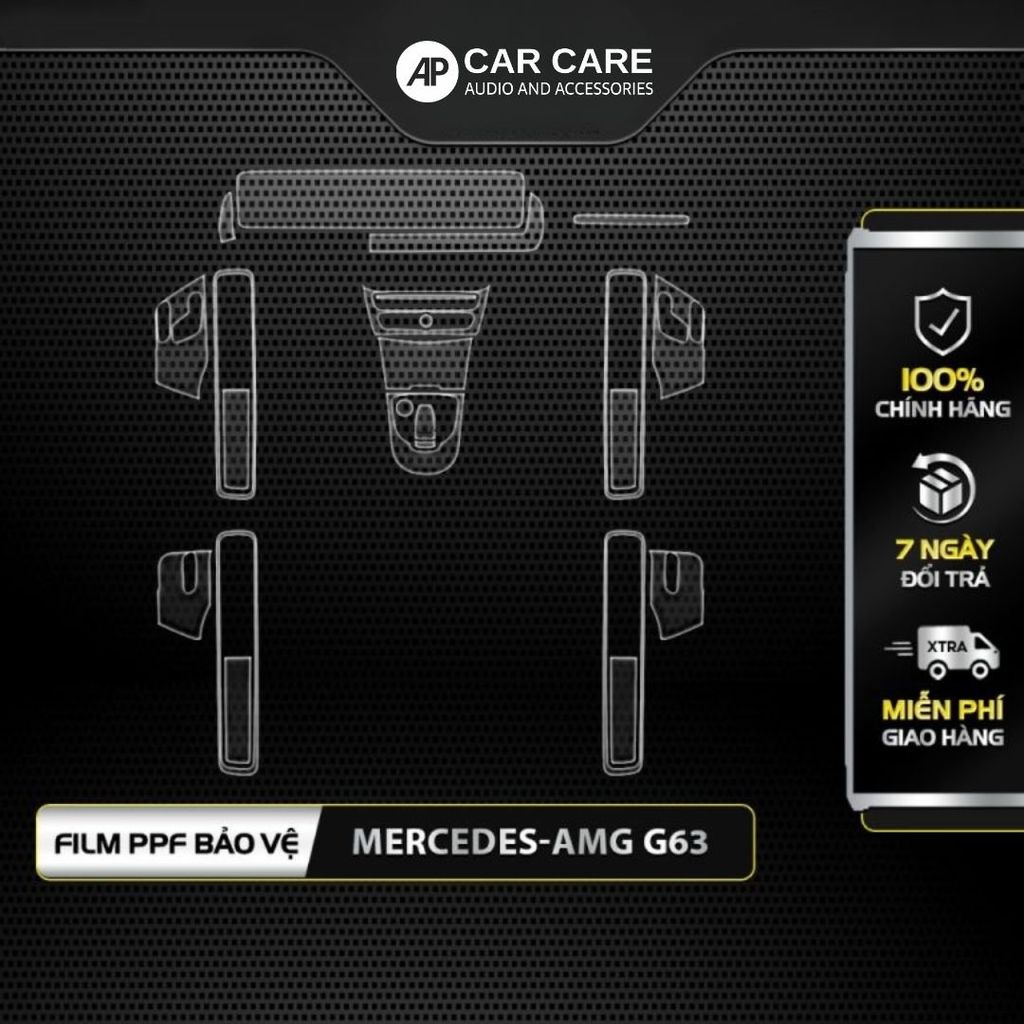 Dán PPF nội thất ô tô MERCEDES SUV