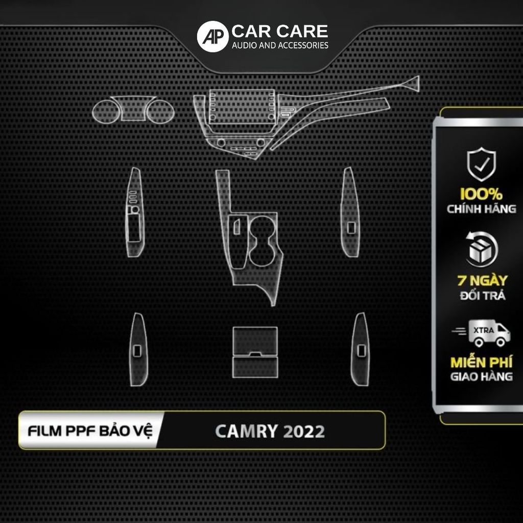 Dán PPF nội thất ô tô TOYOTA