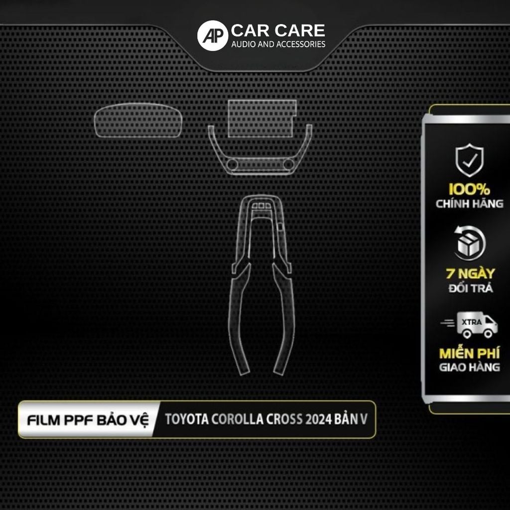 Dán PPF nội thất ô tô TOYOTA