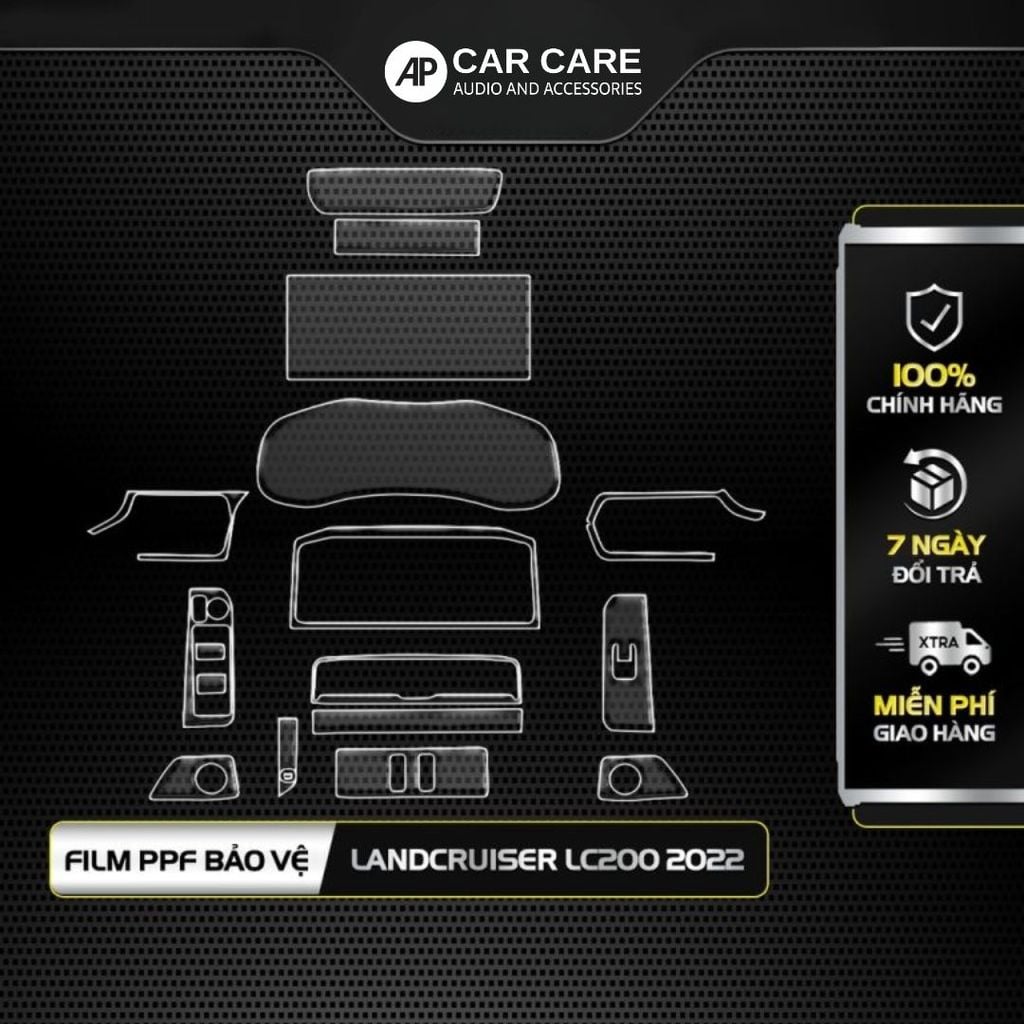 Dán PPF nội thất ô tô TOYOTA