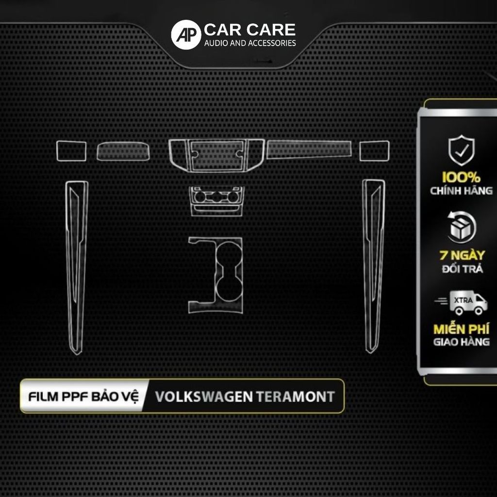 Dán PPF nội thất ô tô VOLKSWAGEN
