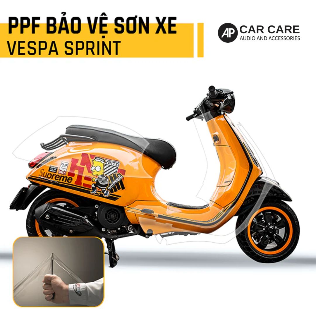 Dán PPF xe máy Vespa