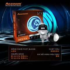 Bi LED Aozoom Delta Light – Đèn Bi Pha Ô Tô