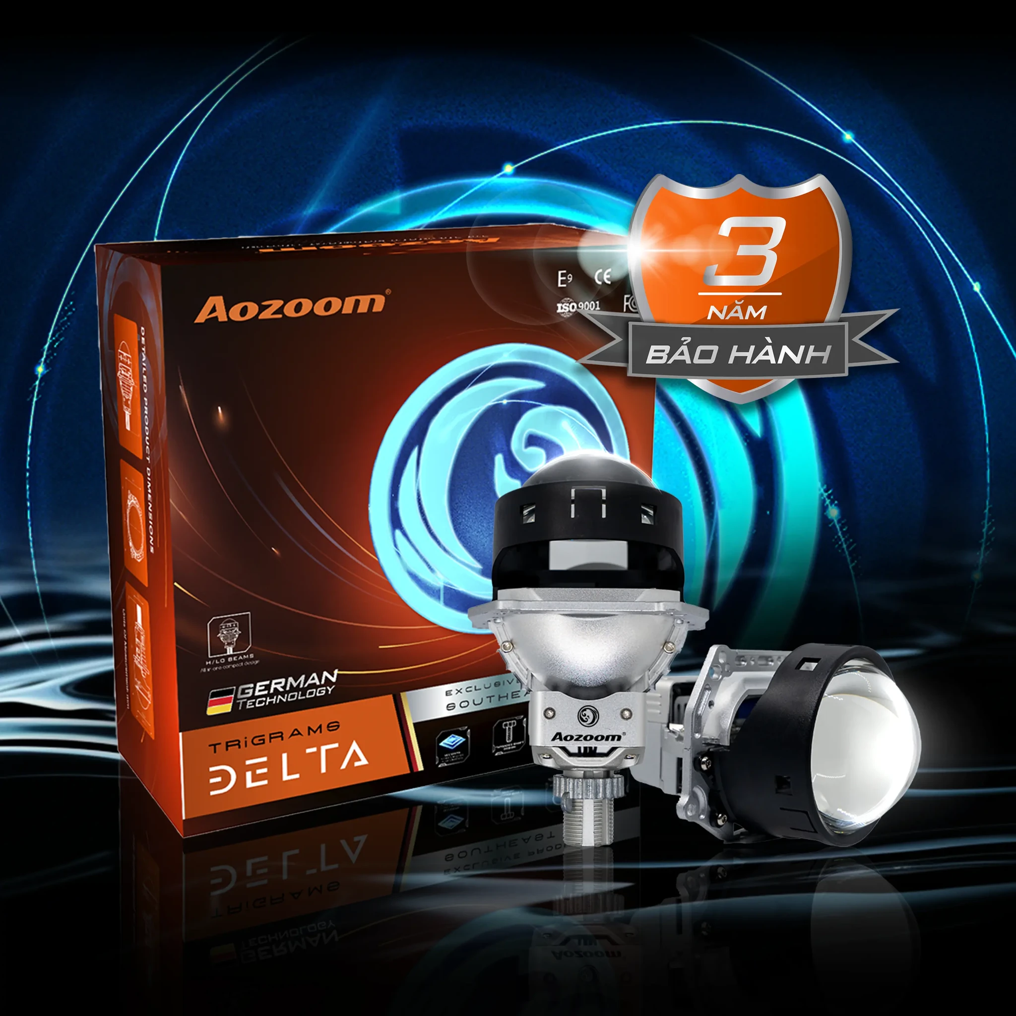 Bi Pha LED Aozoom DELTA LIGHTS - ảnh chính hãng 10
