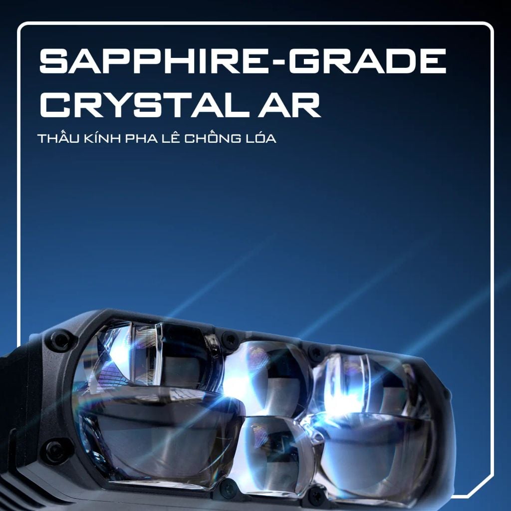 Đèn Trợ Sáng Aozoom Extra Sapphire – 6 Nguồn Sáng