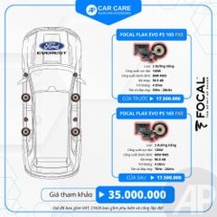 Độ loa ô tô Ford Everest 2025 (8 loa)
