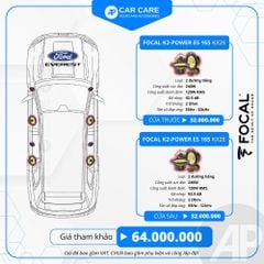 Độ loa ô tô Ford Everest 2025 (8 loa)