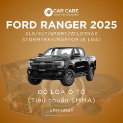 Độ loa ô tô Ford Ranger 2025 (6 loa)