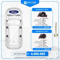 Độ loa ô tô Ford Territory  (6 loa - 8 loa)