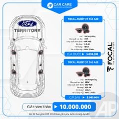 Độ loa ô tô Ford Territory  (6 loa - 8 loa)